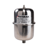 GITRAL AB2-INOX HMV tágulási tartály 2l, 1/2, 3.5bar, inox - gepesz.hu