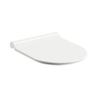 RAVAK Uni Chrome Slim WC-ülőke, SoftClose, fehér, 358x453x51mm - gepesz.hu