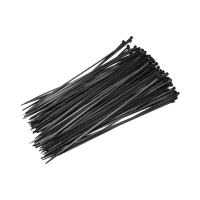 TRACON kábelkötegelő 4.8x200mm fekete, PA 6.6 - gepesz.hu